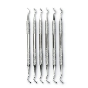 Dental Excavator Lot of 6 Spoon Shape Steel OdontoMed2011-0