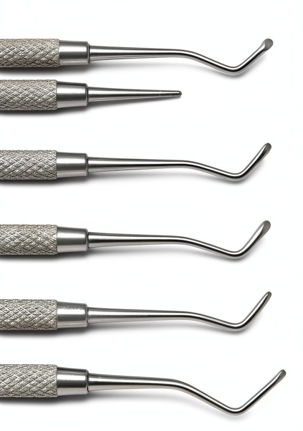 Dental Excavators Set 6pcs Premium Instruments AISI 420 Stainless-3