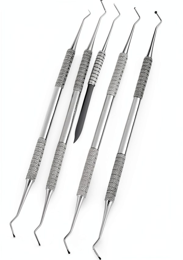 G.S Spoon Excavators Set of 4 Sizes for Decay Removal Dental Lab Tools-0