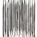 Set of 17 Dental Spoon Excavators Plugger Restorative Composite Filling Tooth Cavity Carious Decay Removal Double Ended Instruments-0