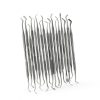 Set of 17 Dental Spoon Excavators Plugger Restorative Composite Filling Tooth Cavity Carious Decay Removal Double Ended Instruments-4