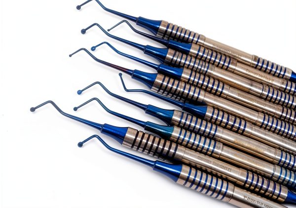 Dental Spoon Excavators 10‑Piece Set by A2ZSCILAB Blue Titanium-4