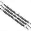 3 Pcs Dental Restorative Excavator 127/128, 2mm Spoon New Double Ended Instrument-0