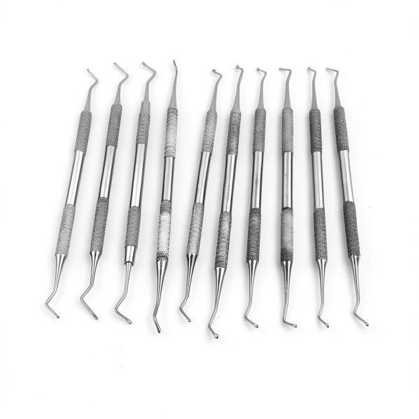 Dental Excavator Spoon Ends 1mm-2.5mm by DDP Steel 10‑Piece Set-0