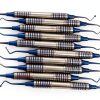Dental Spoon Excavators 10‑Piece Set by A2ZSCILAB Blue Titanium-2