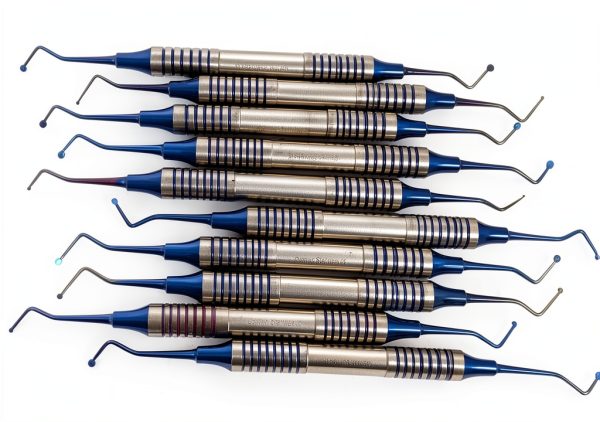 Dental Spoon Excavators 10‑Piece Set by A2ZSCILAB Blue Titanium-2