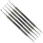 5Pcs Dental Cleoid Discoid Excavators & Carvers Amalgam Restoration Double Ended-0