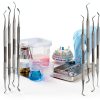 Set of 17 Dental Spoon Excavators Plugger Restorative Composite Filling Tooth Cavity Carious Decay Removal Double Ended Instruments-5