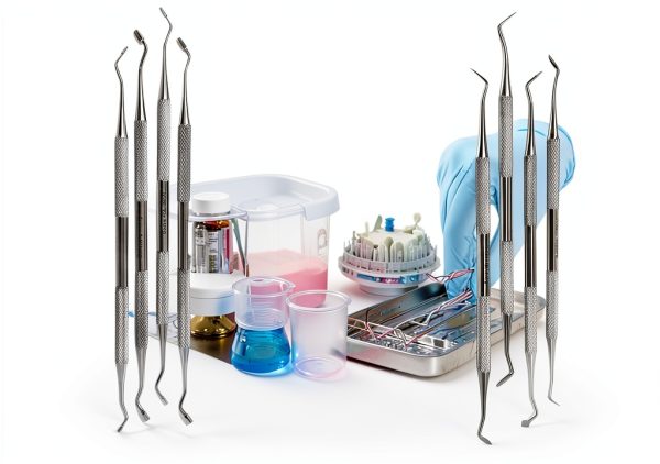 Set of 17 Dental Spoon Excavators Plugger Restorative Composite Filling Tooth Cavity Carious Decay Removal Double Ended Instruments-5