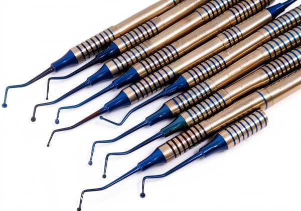 Dental Spoon Excavators 10‑Piece Set by A2ZSCILAB Blue Titanium-1