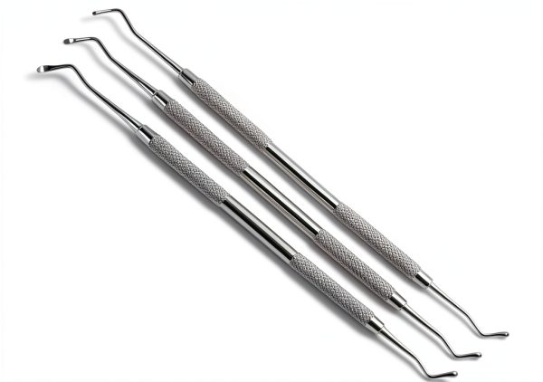 3 Pcs Excavators 17w, 18w, 19w Spoon 1.2/1.25mm, 1.5mm, 2mm Dental Restorative Instruments-0