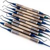Dental Spoon Excavators 10‑Piece Set by A2ZSCILAB Blue Titanium-0