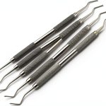 Dental Excavator 5pcs Superior Instruments 1.2-2.5mm AISI 420 Steel-0