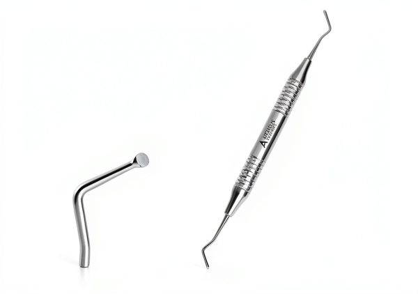 ARTMAN INSTRUMENTS Dental Excavator Set of 3 – Double-Ended 1.5mm & 2mm Spoon Excavators with Slip-Resistant 9mm Handle, High-Precision Stainless Steel Restorative Endodontic Tools-3