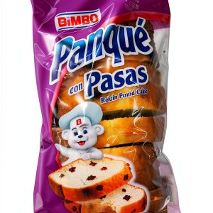 Bimbo Sliced Raisin Pound Cake 8.82 Ounce-0